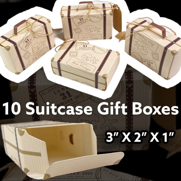 30 Suitcase Gift Boxes CLEARANCE - Picture 2 of 5